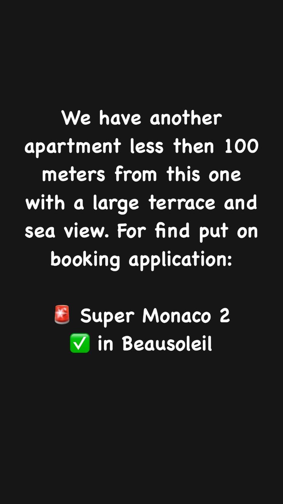 Super Monaco Apartment Exterior photo